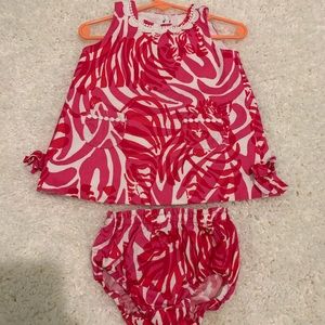EUC LILLY PULITZER 6-12 months baby shift